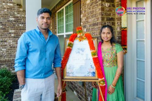 Jagadeesh + Tejaswi Engagement Photo