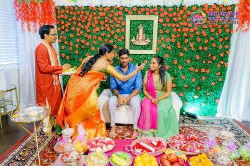 Jagadeesh + Tejaswi Engagement Photo