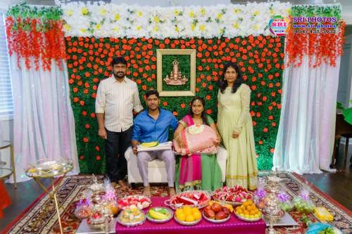 Jagadeesh + Tejaswi Engagement Photo