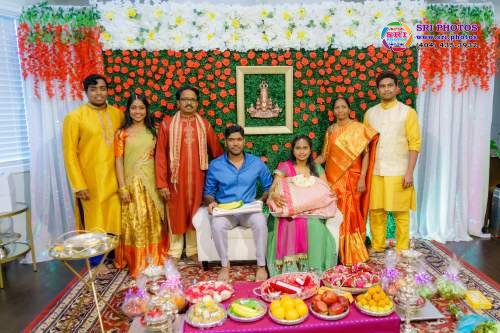 Jagadeesh + Tejaswi Engagement Photo