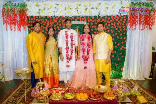Jagadeesh + Tejaswi Engagement Photo