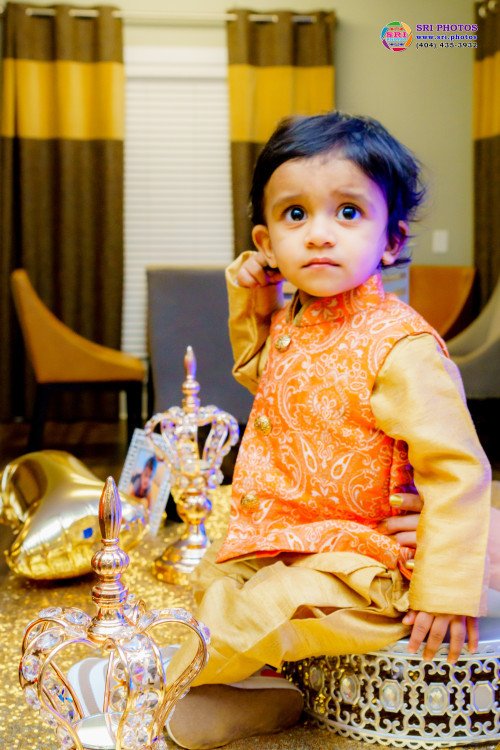 Ibhan First Birthday Photo