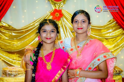 Asritha Half Saree Photo