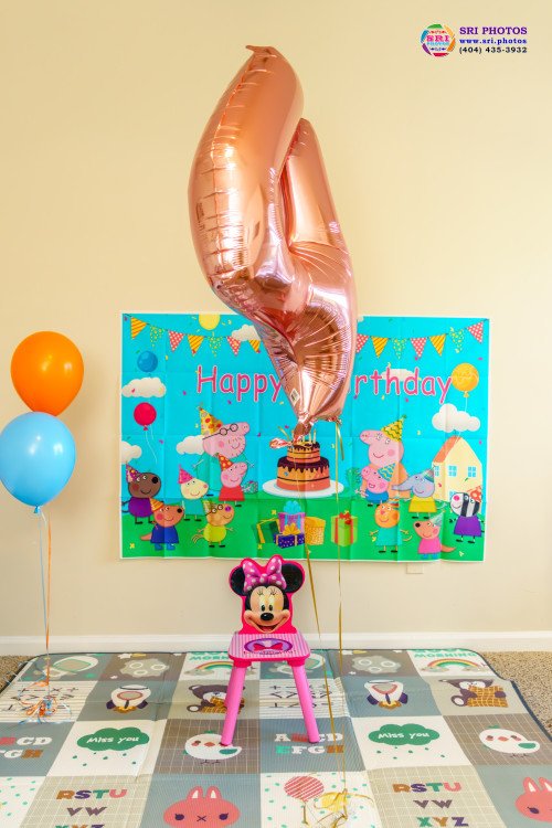 Charanvi 4th Birthday Photo