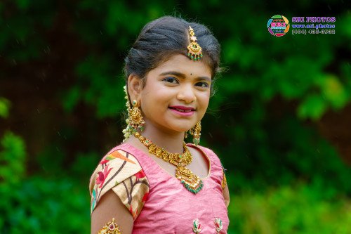 Rishitha Half-Saree Photo