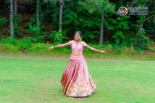 Rishitha Half-Saree Photo