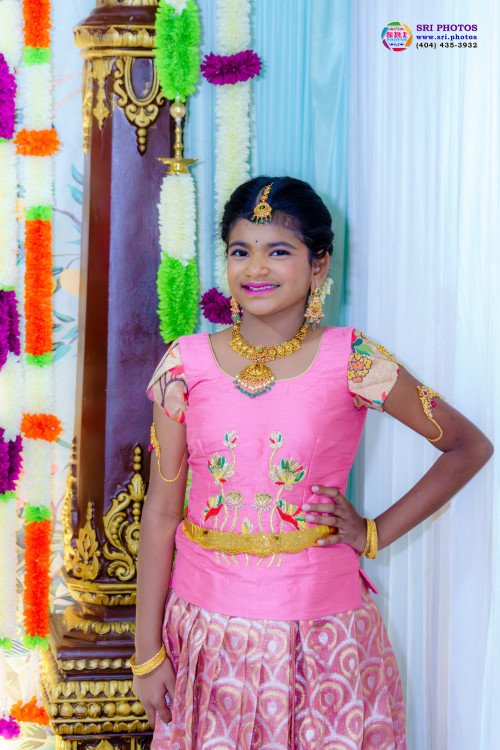 Rishitha Half-Saree Photo