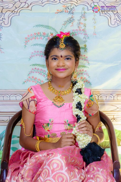 Rishitha Half-Saree Photo