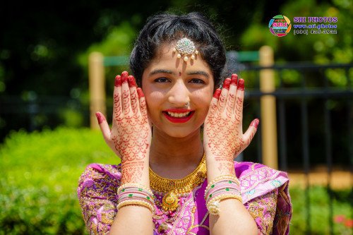 Sloka Half-Saree Photo