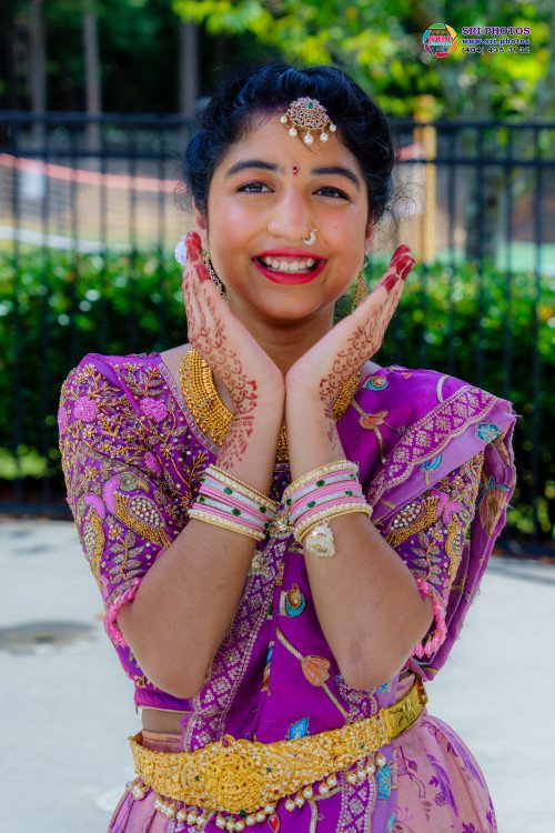 Sloka Half-Saree Photo
