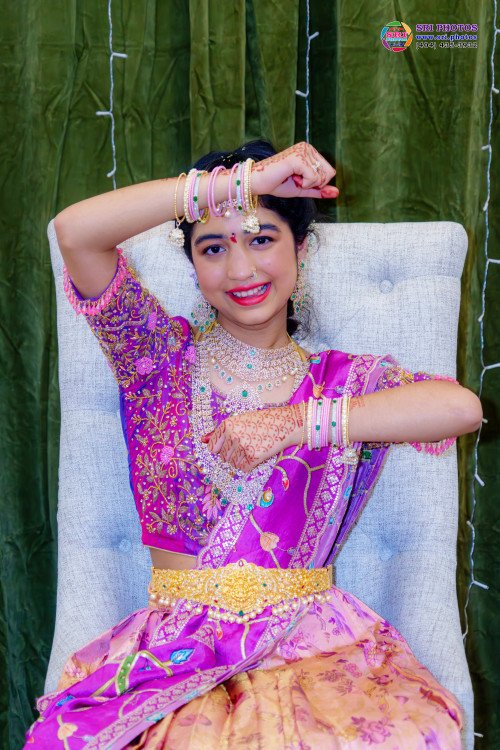 Sloka Half-Saree Photo