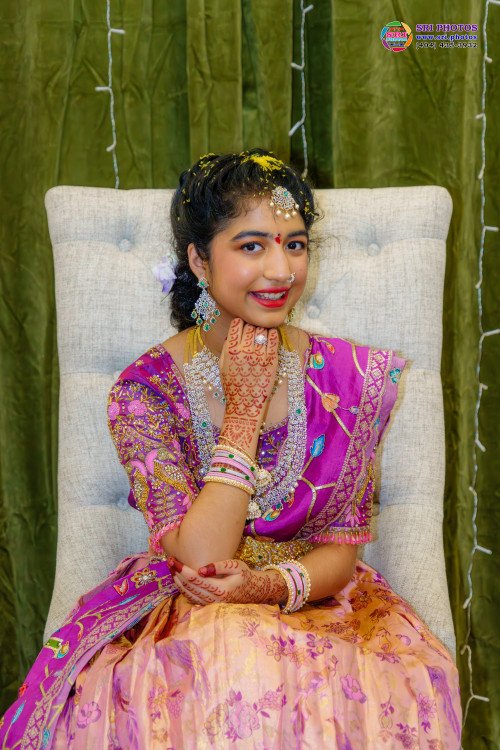 Sloka Half-Saree Photo