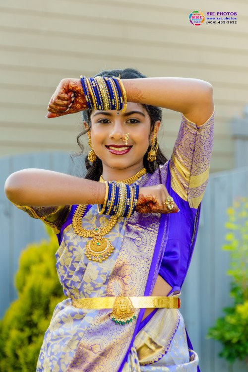Srithi Half-Saree Photo