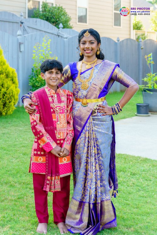 Srithi Half-Saree Photo