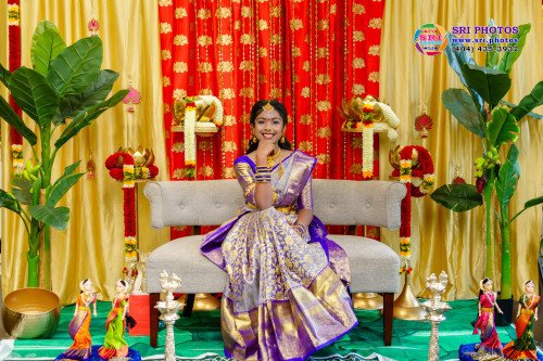 Srithi Half-Saree Photo