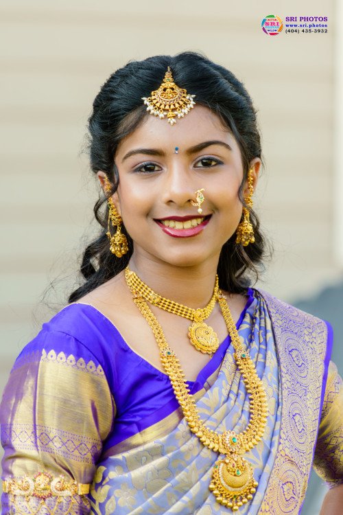 Srithi Half-Saree Photo