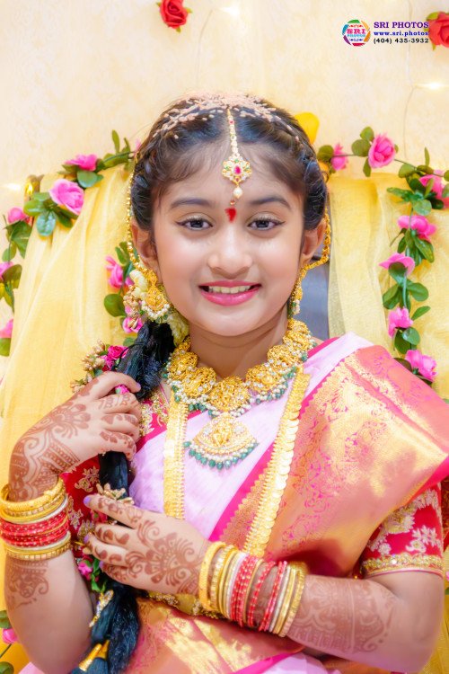 Swarnika Half-Saree Photo